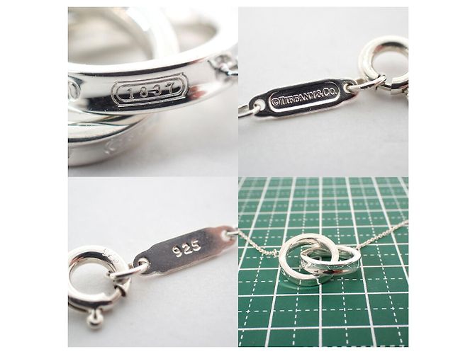 Autre Marque Colar Tiffany & Co. 925 1837 Interlocking Circle - vista 11