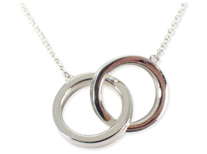 Autre Marque Colar Tiffany & Co. 925 1837 Interlocking Circle - vista 2