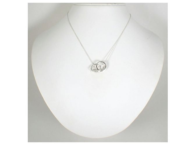 Autre Marque Colar Tiffany & Co. 925 1837 Interlocking Circle - vista 3