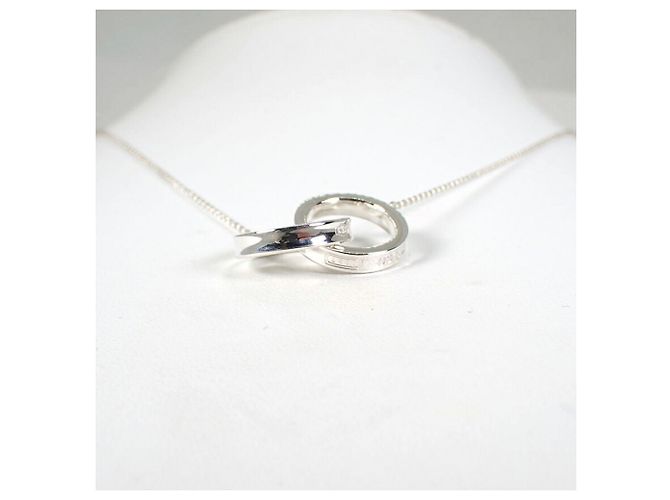 Autre Marque Colar Tiffany & Co. 925 1837 Interlocking Circle - vista 5