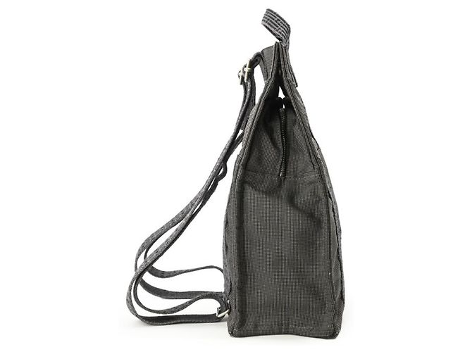 Hermès Hermes Herline Ad MM Nylon Canvas Tote Backpack - vista 4