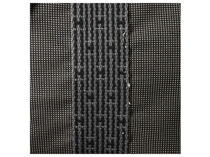 Hermès Hermes Herline Ad MM Nylon Canvas Tote Backpack - vista 8
