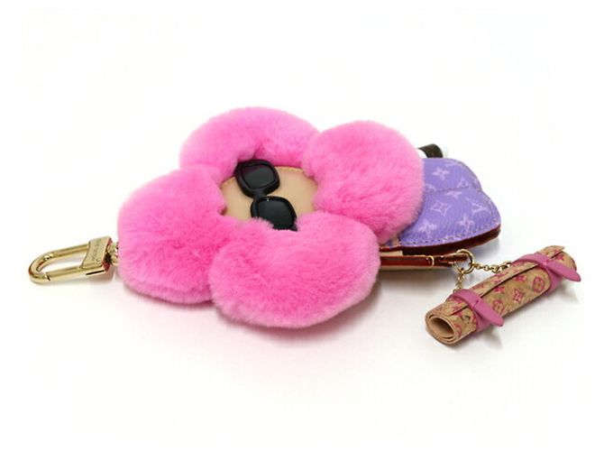 Vivienne Charm in pelliccia di visone Monogram Louis Vuitton - vista 3