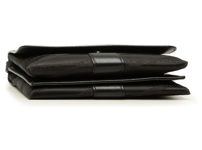 Everyday Borsa Balenciaga Shift Nera in Pelle e Nylon - vista 3