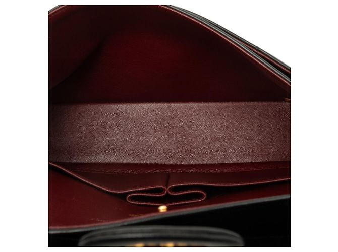Chanel Black Medium Classic Lambskin Double Flap - view 4