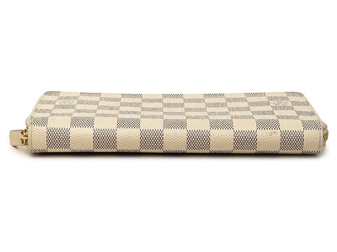 Louis Vuitton White Damier Azur Zippy Long Wallet - view 3
