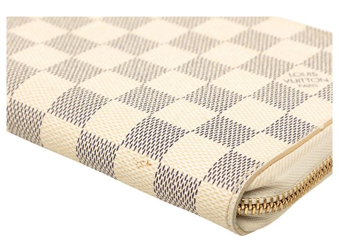 Louis Vuitton White Damier Azur Zippy Long Wallet - view 8