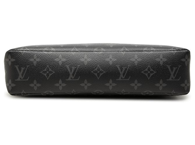 Louis Vuitton Black Monogram Eclipse Pochette Voyage Souple - vista 3