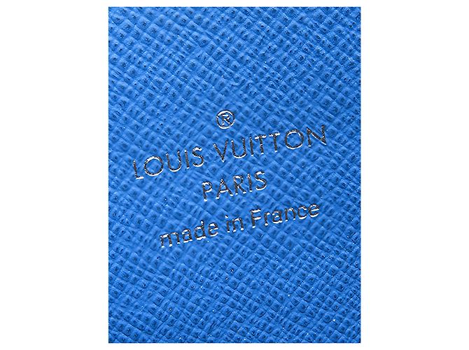 Louis Vuitton Blue Damier Graphite Giant Alpha Wearable Wallet - vista 5