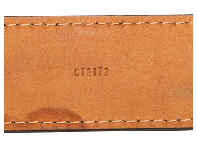 Louis Vuitton Brown Damier Ebene Ceinture Belt - vista 7