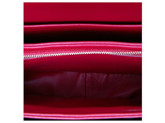 Céline Celine Red Classique Shiny Calfskin Triomphe Crossbody - Ansicht 4