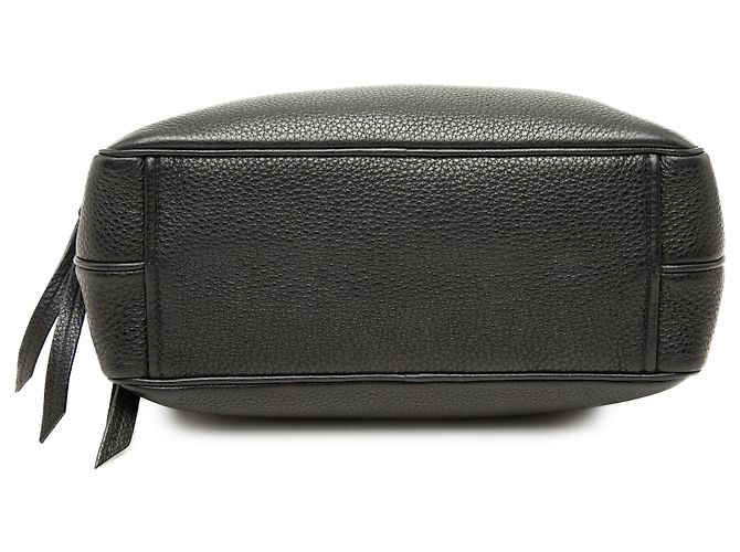 Borsa Camera Prada in pelle Vitello Phenix nera con doppia zip - vista 3
