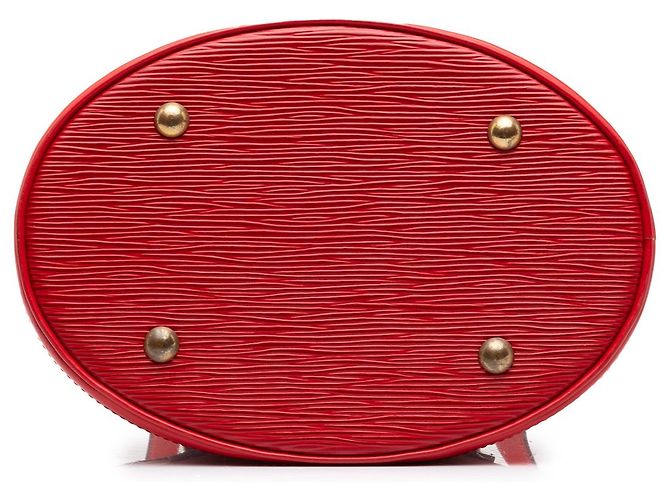 Louis Vuitton Red Epi Petit Bucket - vue 3