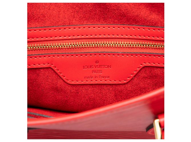 Louis Vuitton Red Epi Petit Bucket - vue 5
