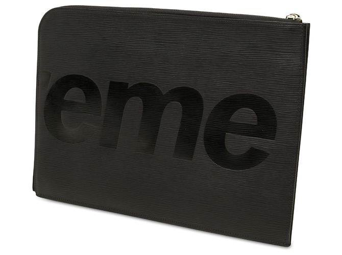 Louis Vuitton Black Supreme Epi Pochette Jour GM - vista 2