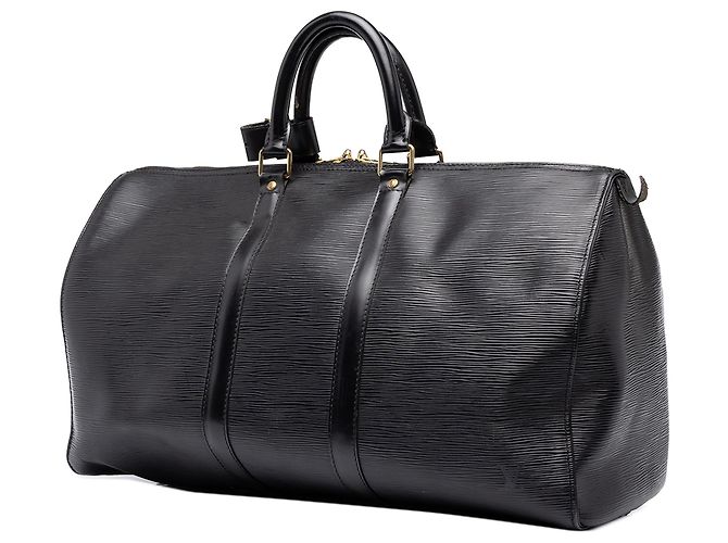 Louis Vuitton Black Epi Keepall 45 - vue 2