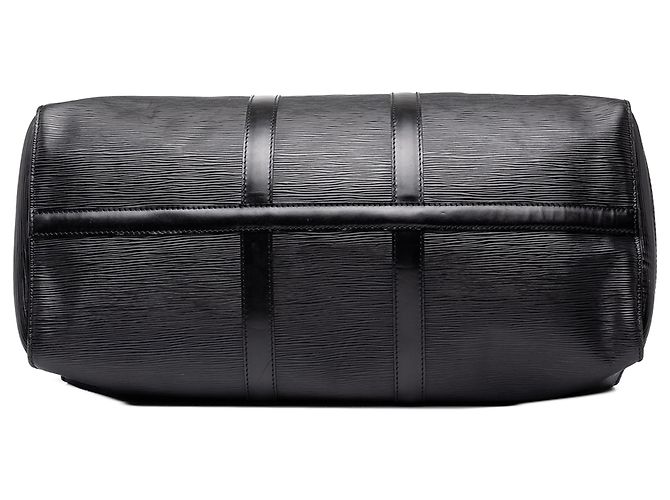 Louis Vuitton Black Epi Keepall 45 - vue 3