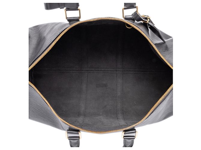 Louis Vuitton Black Epi Keepall 45 - vue 4