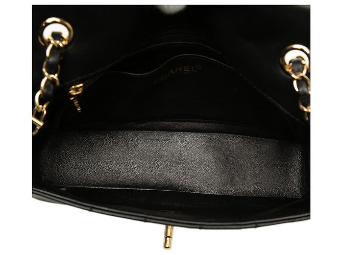 Chanel Black Chocolate Bar Lambskin Single Flap - vista 4