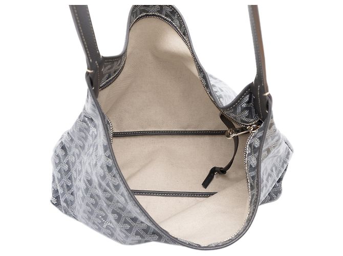 Goyard Gray Goyardine Boheme Hobo - vista 4