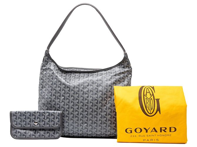 Goyard Gray Goyardine Boheme Hobo - vista 7