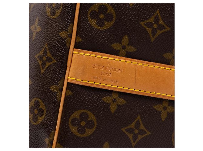 Louis Vuitton Brown Monogram Keepall Bandouliere 50 - vista 5