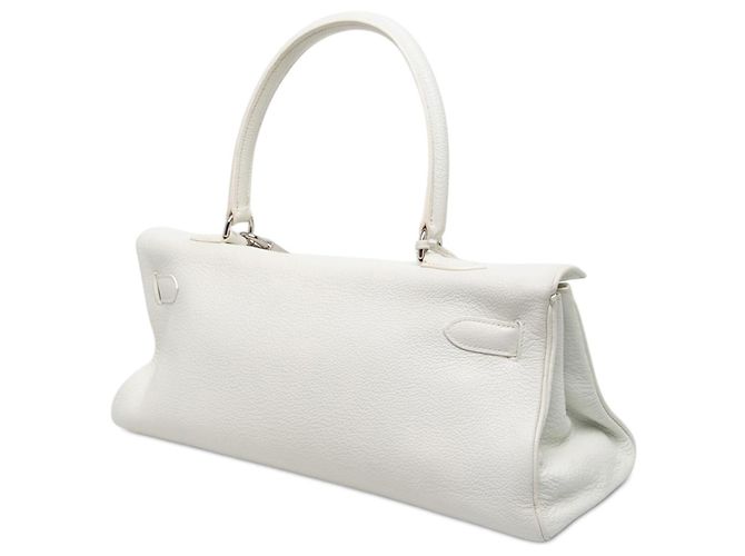 Hermès White Clemence JPG Shoulder Kelly 42 - Ansicht 2