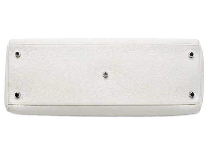 Hermès White Clemence JPG Shoulder Kelly 42 - Ansicht 3