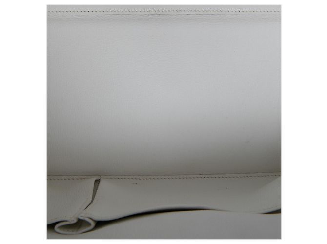 Hermès White Clemence JPG Shoulder Kelly 42 - Ansicht 4