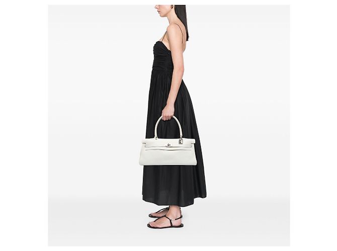 Hermès White Clemence JPG Shoulder Kelly 42 - Ansicht 5