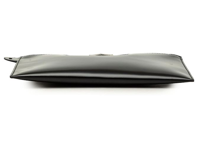 Clutch Prada de piel Spazzolato negra - vista 3