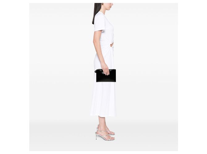 Clutch Prada de piel Spazzolato negra - vista 6