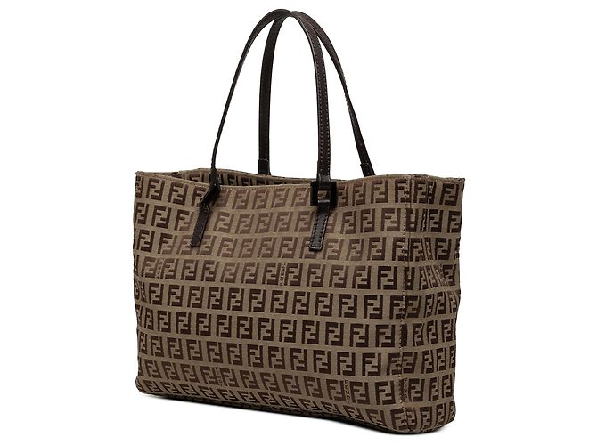 Fendi Zucchino Canvas Tote in Beige - Ansicht 2