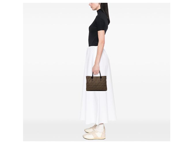 Fendi Zucchino Canvas Tote in Beige - Ansicht 6