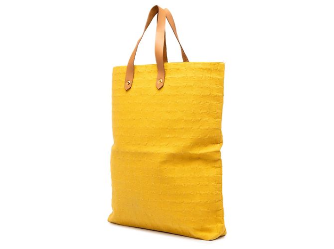 Hermès Yellow Canvas Ahmedabad Cabas II GM - vista 2