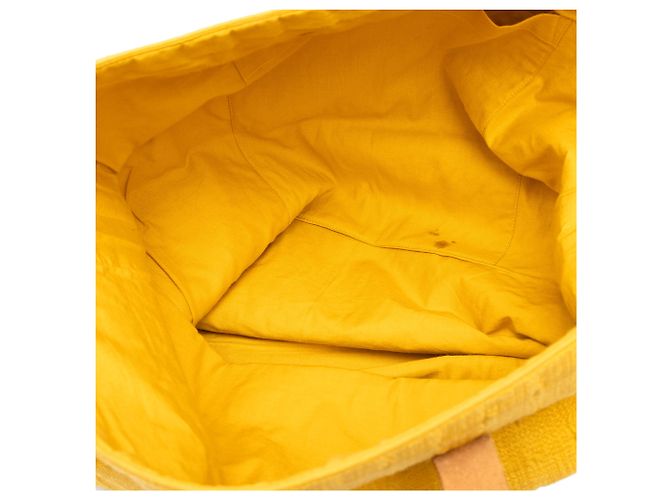 Hermès Yellow Canvas Ahmedabad Cabas II GM - vista 4