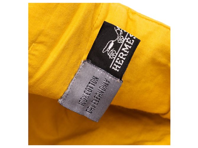 Hermès Yellow Canvas Ahmedabad Cabas II GM - vista 5