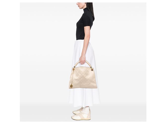 Louis Vuitton White Monogram Empreinte Artsy MM - vista 6