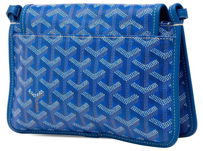 Portafoglio tascabile Goyard Blue Goyardine Plumet - vista 2