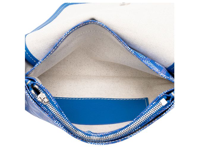 Portafoglio tascabile Goyard Blue Goyardine Plumet - vista 4