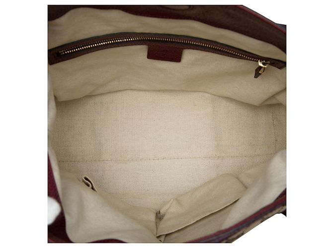 Gucci Beige Medium GG Canvas Bree Fold Over Tote - view 4