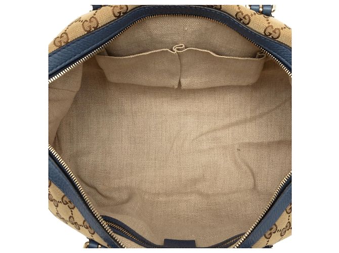 Borsa Boston Gucci Beige Medium GG Canvas con cintura - vista 4