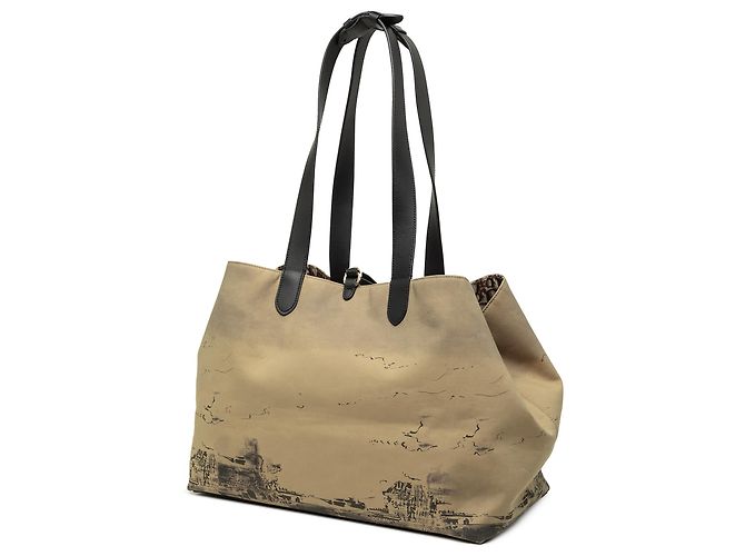 Dior Beige Large Nylon Eiffel Tower Toujours Tote - Ansicht 2