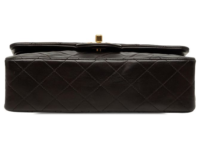 Chanel Black Small Classic Lambskin Double Flap - view 3