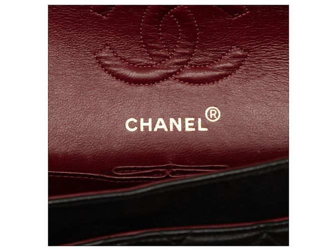 Chanel Black Small Classic Lambskin Double Flap - view 5