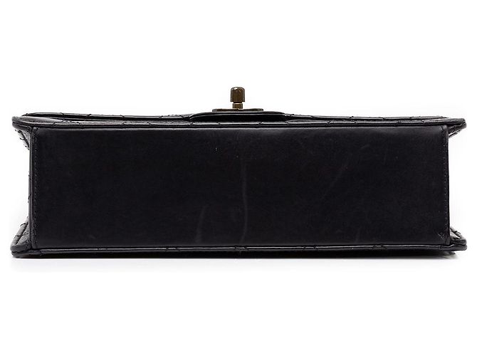 Chanel Black Medium CC Quilted Lambskin Single Flap - vista 3