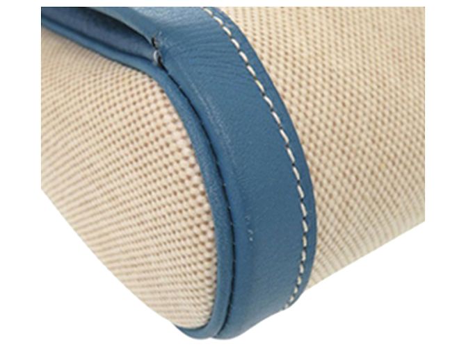 Clutch Hermès in Toile Beige - vista 9