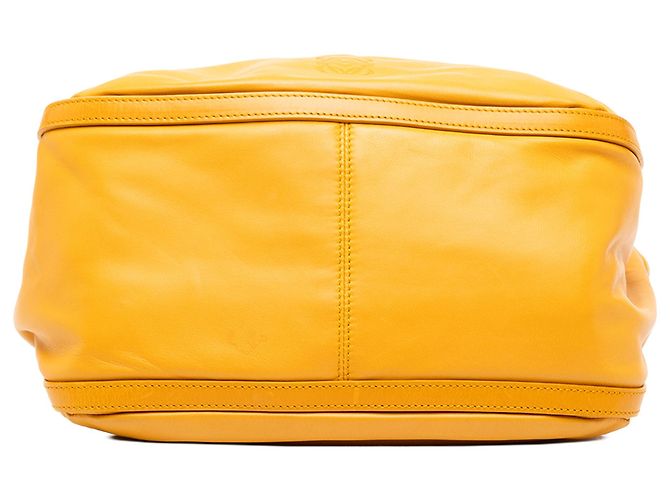 Borsa Tote LOEWE Anagram in Nappa Gialla - vista 3