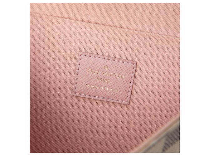 Louis Vuitton White Damier Azur Pochette Felicie - vista 5