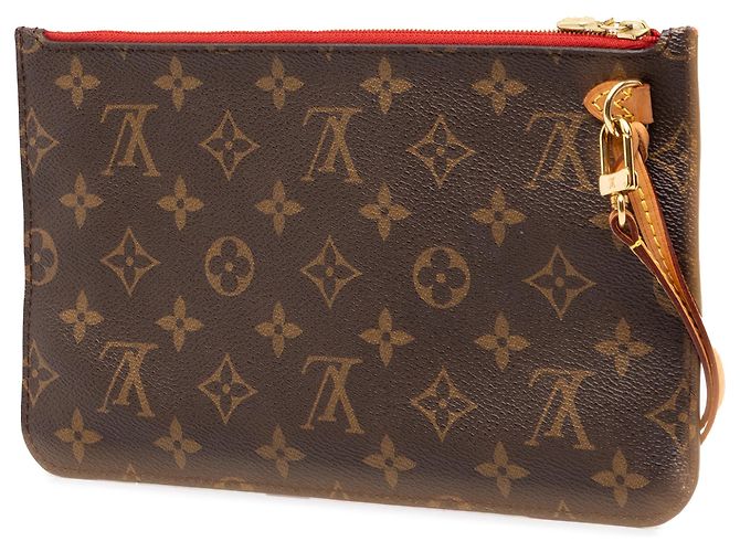Louis Vuitton Brown Monogram Neverfull MM Pouch - Ansicht 2